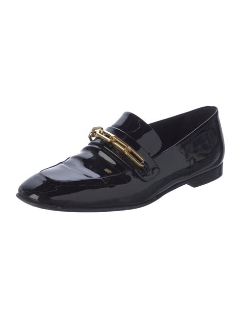 burberry patent leather flats|Burberry Patent Leather Loafers .